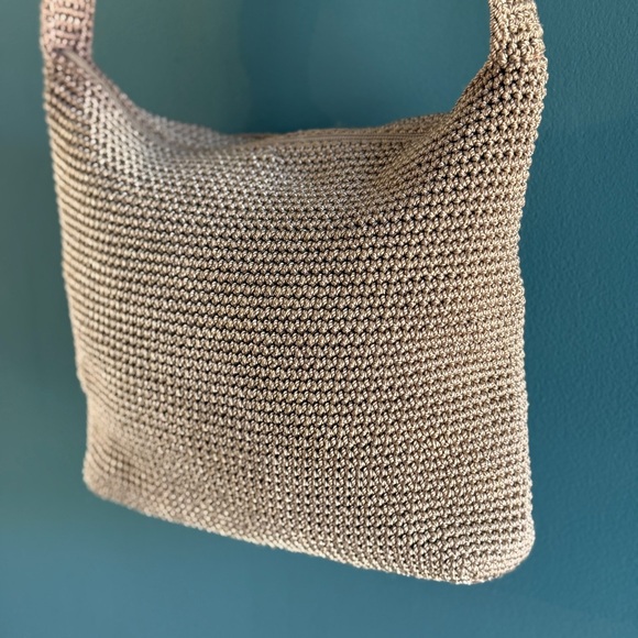 THE SAK Tan Crochet Shoulder Bag | Neutral | Gently Used - Picture 8 of 9